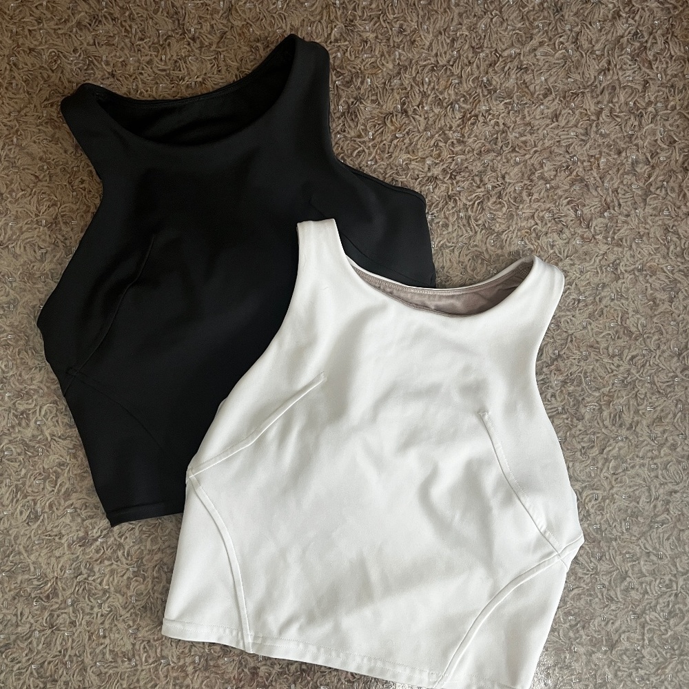 TWO lululemon Wunder Train Racerback Tank Tops